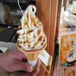 ごーる堂 ソフトクリーム直営店 - 黒蜜きなこソフト　2023/11/27