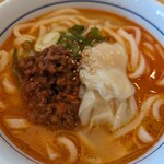 なか卯 - 海老味噌坦々うどん、アップ