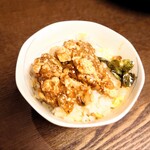 ちょびすけ - 「四川麻婆豆腐」on 「チャーシューレタスチャーハン」