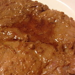 delishopよしのや - お弁当ではありませんが、豚肉の味噌漬け（一枚210円）を家で焼きました