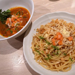 アジトイズム - つけ麺ロッソ・冬仕様（800円）