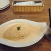 Rossopikorino - 料理写真:飲んでしまうほど美味しい明太子のクリームソースオムライス・カシスソーダ