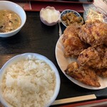 中華料理 順和園 - 鶏の唐揚げ定食