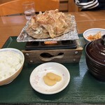 Hida Shou Kawa Onsen Ouka No Yu - 岐阜で有名な、ほう葉味噌定食