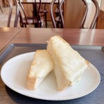 亀田山喫茶室 - チーズトースト