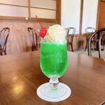 亀田山喫茶室 - クリームソーダ