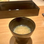 恵比寿 鮨 ふじまさ - セイコガニの味噌汁