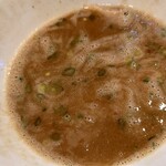 博多ラーメン まっしぐら - 濃厚豚骨魚介スープ（つけ汁）