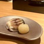 恵比寿 鮨 ふじまさ - カマスの塩焼き