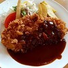 レストラン四季 - ポークカツレツ1300円、ご飯と飲み物付きます