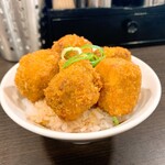 まる重 - 神豚チャーシューカツミニ丼 350円