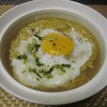치킨 라면 (계란 포함)