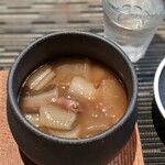 Shun Ajisai - 茶碗蒸しの上に熱々の餡掛け