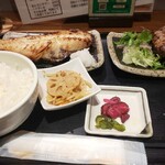 Maguro Soumasuisan - アカウオ西京焼きとハンバーグをチョイス！