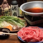 Wagyuu Yakiniku Tanaka - 黒毛和牛しゃぶ鍋¥4400