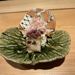 饗庵大乃 - 本ししゃもの一夜干し
蔓紫の花、菊菜、金時草
エノキ茸、鮑茸、平茸、ハナビラ茸、カツオ節