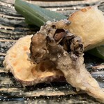 旬 あじさい - 天ぷら　舞茸とさつまいも、ふっといネギ