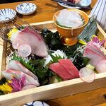 さかながはねて 神田本店 - はねて盛り 5種（2人前 税別 1500円）