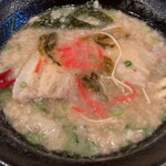 とんこつラーメン 樹々 - 半替玉＋紅生姜＋高菜