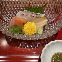 おおたに - 鯛　琵琶鱒のお造り