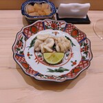 兄弟寿し - 真鱈の白子焼