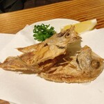 草庵 - ノドグロ唐揚げはこじんまり。