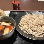 生粉蕎麦 玄 長浜本店 - 鳥南蛮そば（550円）➕鳥めしおにぎり（100円）