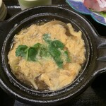 和庵　いっしん - 焼穴子の卵とじ