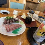 田中鮮魚店 - かつおのたたきとカンパチ