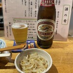 安兵衛 - 瓶ビールとお通し