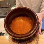 日本料理 かしづき - イクラの土鍋ご飯