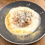BiOcafe - 玄米生パスタ ヴィーガンチーズ カルボナーラ