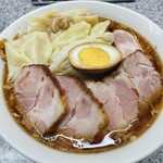 中華麺店 喜楽 - 【チャーシューワンタン麺】(¥1150)