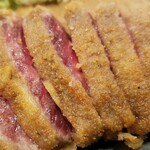 牛かつもと村 - 牛かつ。