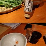 蕎麦 酒肴 京鴨 椿 - 黒七味と七味