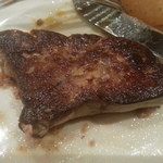 オカモト - ２０１３・１１月　ハンバーグに乗ってたフォアグラのソテー♪