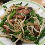 ジロー's テーブル - ・「ランチ レバニラ定食(¥710→¥650)」のアップ。