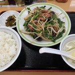 Jiro-Zu Teburu - ・「ランチ レバニラ定食(¥710→¥650)」