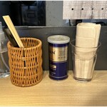 Tokyo Style Noodle ほたて日和 - 卓上調味料類はコショーのみ