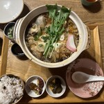 麦と米 - いろいろきのこと親子煮膳[この日の限定メニュー]