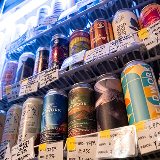 どれに出会えるかはお楽しみ◎種類豊富なクラフトビール！