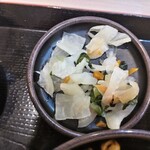 ゆで太郎 もつ次郎 - 漬物付