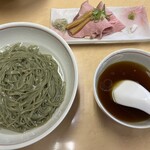 中華そば よしかわ - 名古屋コーチンの昆布水つけ麺