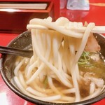Kasu Udon Unotake - こんぶかすうどん麺アップ