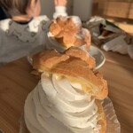 不二家 - 料理写真:遠くにかんぱち君の可愛い後ろ頭が写ってます♥️