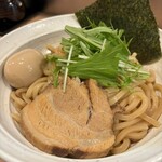 旋 - つけ麺　チャーシュー、味玉　モッチモッチな太麺などなど
