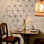 喃喃 - 壁画はannie lenao bermeier に描いて頂だきました。
フラワーオブライフ