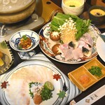 Kaisen Yaki Uni Shabu Yoshichou - てっちりコース