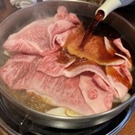 ちんや - すき焼き（熟成適サシ肉）