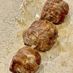 焼鳥 せきね - 甲斐路軍鶏の砂肝　レバー同様驚異的な美味さ　モモとかムネも食べてみたいｗ